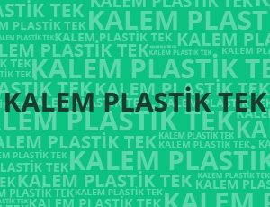 Kalem Plastik Tek - Promosyon 